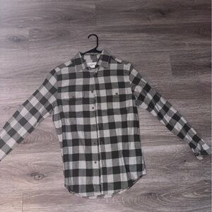 Goodfellow & Co Black and White Plaid Button Down Shirt
